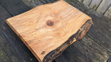 Load image into Gallery viewer, Spalted sycamore with amber resin 50cm x 34cm