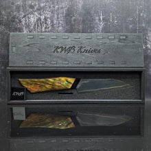 Load image into Gallery viewer, 110mm double stripe Paring knife | Handmade Kitchen Knives