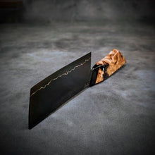 Load image into Gallery viewer, 120mm Lightning Nakiri Veg Knife | Handmade Kitchen Knives