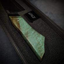 Load image into Gallery viewer, 170mm Sea Blue Utility Knife | Handmade Kitchen Knives