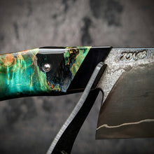 Load image into Gallery viewer, 115mm Nakiri Veg Knife | Handmade Kitchen Knives