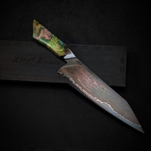 Load image into Gallery viewer, 210mm Wrought iron Gyuto Chef Knife | Handmade Kitchen Knives