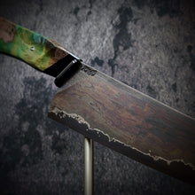 Load image into Gallery viewer, 210mm Wrought iron Gyuto Chef Knife | Handmade Kitchen Knives