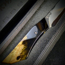 Load image into Gallery viewer, 140mm Stainless San-Mai Knife | Handmade Outdoor Knives
