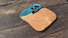 Load image into Gallery viewer, Chestnut and Resin rabbit board 29cm by 29cm