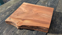 Load image into Gallery viewer, Personal Wych Elm chopping board 40cm x 36cm