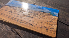 Load image into Gallery viewer, Large Beech beach serving board 57cm x 30cm