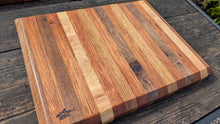 Load image into Gallery viewer, Mahogany stripes chopping board 38x30cm