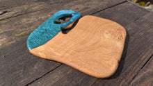 Load image into Gallery viewer, Chestnut and Resin rabbit board 29cm by 29cm