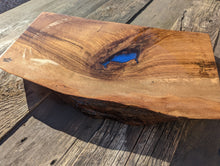 Load image into Gallery viewer, Cornish Walnut with blue resin pool