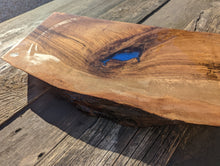 Load image into Gallery viewer, Cornish Walnut with blue resin pool
