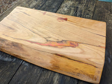 Load image into Gallery viewer, Chestnut Chefs board with fire highlights
