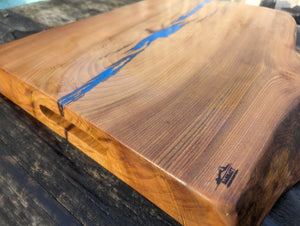 Chunky Elm board blue highlights