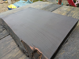 Blackened Scorched beech board