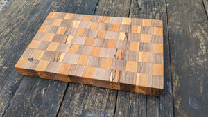 Walnut and spalted Beech end grain board