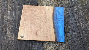 Chestnut and blue mini cheeseboard