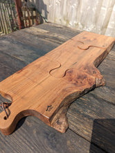 Load image into Gallery viewer, Hanging jigsaw Wych Elm serving boards
