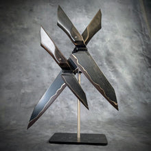 Load image into Gallery viewer, Wrought Iron Three Piece Set | Handmade Kitchen Knives
