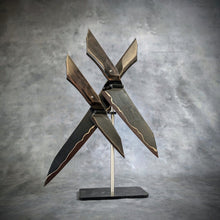 Load image into Gallery viewer, Wrought Iron Three Piece Set | Handmade Kitchen Knives
