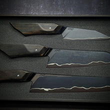 Load image into Gallery viewer, Wrought Iron Three Piece Set | Handmade Kitchen Knives
