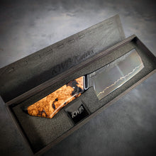 Load image into Gallery viewer, 120mm Lightning Nakiri Veg Knife | Handmade Kitchen Knives
