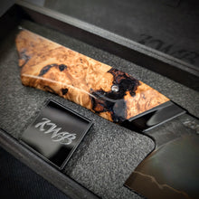 Load image into Gallery viewer, 120mm Lightning Nakiri Veg Knife | Handmade Kitchen Knives
