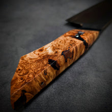 Load image into Gallery viewer, 120mm Lightning Nakiri Veg Knife | Handmade Kitchen Knives
