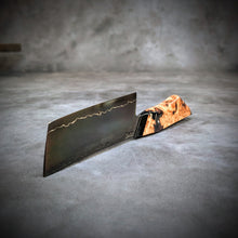 Load image into Gallery viewer, 120mm Lightning Nakiri Veg Knife | Handmade Kitchen Knives
