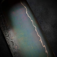 Load image into Gallery viewer, 120mm Lightning Nakiri Veg Knife | Handmade Kitchen Knives
