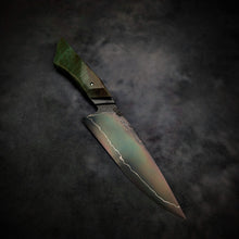 Load image into Gallery viewer, 170mm Sea Blue Utility Knife | Handmade Kitchen Knives
