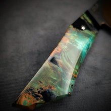 Load image into Gallery viewer, 115mm Nakiri Veg Knife | Handmade Kitchen Knives
