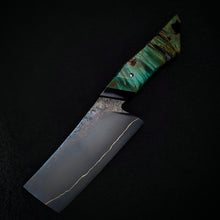 Load image into Gallery viewer, 115mm Nakiri Veg Knife | Handmade Kitchen Knives
