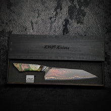 Load image into Gallery viewer, 210mm Wrought iron Gyuto Chef Knife | Handmade Kitchen Knives
