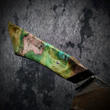 Load image into Gallery viewer, 210mm Wrought iron Gyuto Chef Knife | Handmade Kitchen Knives
