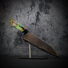 Load image into Gallery viewer, 210mm Wrought iron Gyuto Chef Knife | Handmade Kitchen Knives
