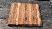 Load image into Gallery viewer, Mahogany stripes chopping board 38x30cm

