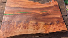 Load image into Gallery viewer, Wych elm green chefs board 70cm x 49cm
