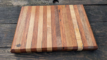 Load image into Gallery viewer, Mahogany stripes chopping board 38x30cm
