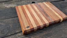 Load image into Gallery viewer, Mahogany stripes chopping board 38x30cm
