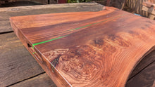 Load image into Gallery viewer, Wych elm green chefs board 70cm x 49cm
