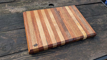 Load image into Gallery viewer, Mahogany stripes chopping board 38x30cm
