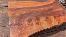 Load image into Gallery viewer, Wych elm green chefs board 70cm x 49cm
