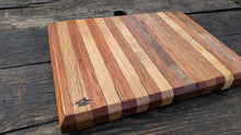 Load image into Gallery viewer, Mahogany stripes chopping board 38x30cm
