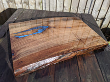 Load image into Gallery viewer, The Horseshoe lake English Walnut chefs board 70cm by 50cm
