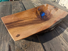 Load image into Gallery viewer, Cornish Walnut with blue resin pool
