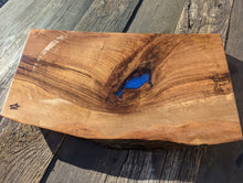 Load image into Gallery viewer, Cornish Walnut with blue resin pool
