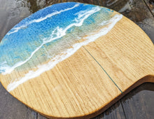 Load image into Gallery viewer, Resin Wave Cheese board 44cm by 29cm
