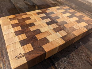 End grain ladder board